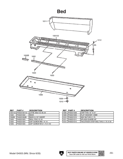 Part Diagram for G4003