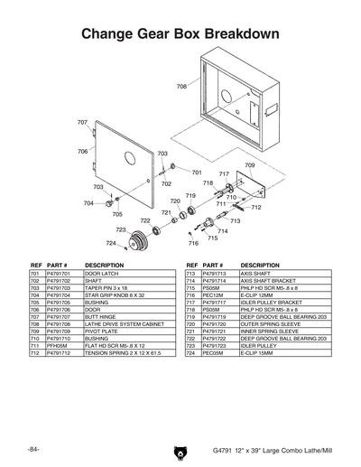 Part Diagram for G4791