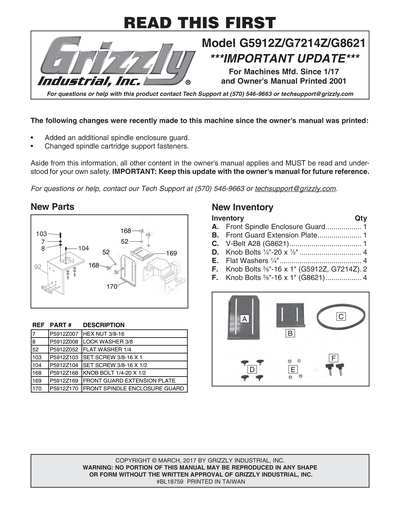 Part Diagram for G7214Z