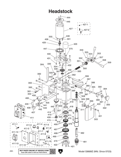 Part Diagram for G8689Z