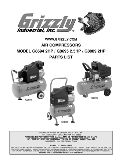 Part Diagram for G8695