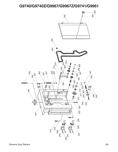 Part Diagram for G9740Z