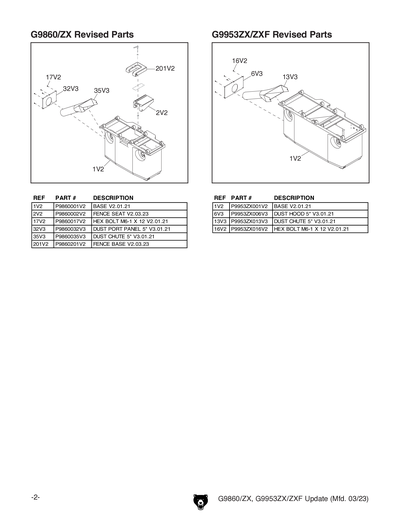 Parts for 12