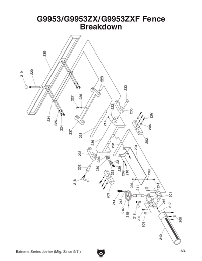 Part Diagram for G9953