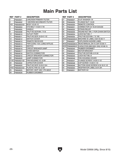 Part Diagram for G9956