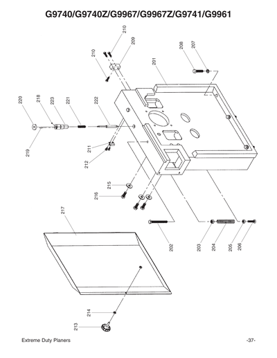 Part Diagram for G9961