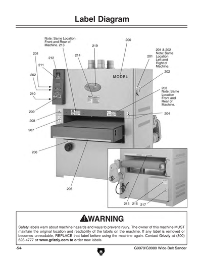 Part Diagram for G9979