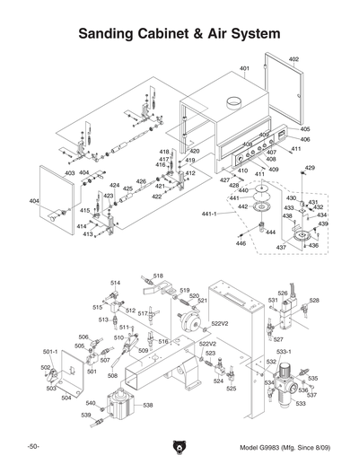 Part Diagram for G9983