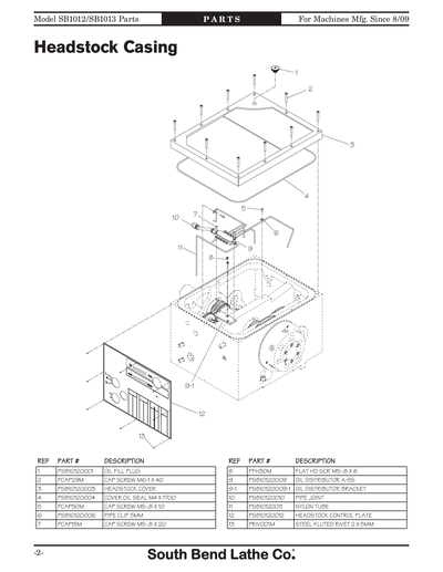 Part Diagram for SB1013
