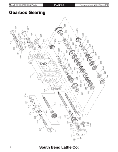 Part Diagram for SB1014