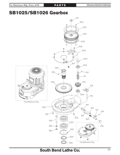 Part Diagram for SB1025F