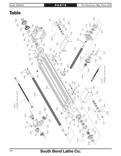 Part Diagram for SB1028F