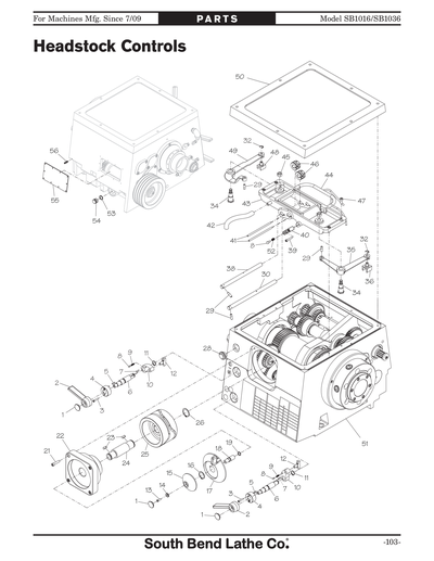 Part Diagram for SB1036
