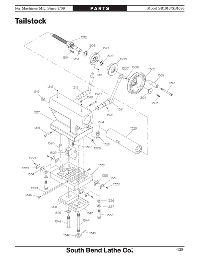 Part Diagram for SB1036