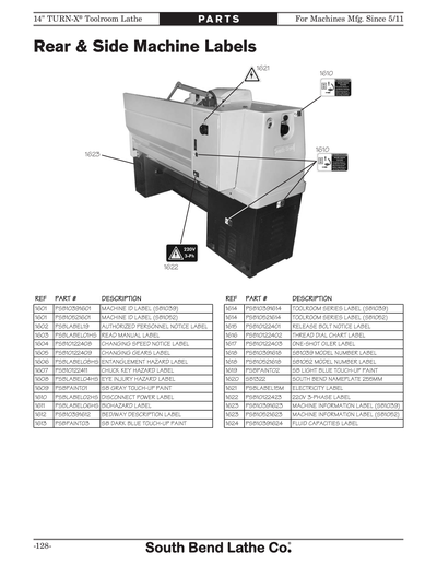 Part Diagram for SB1039