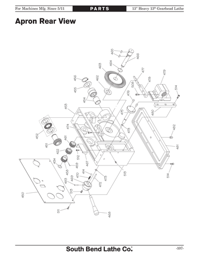 Part Diagram for SB1050