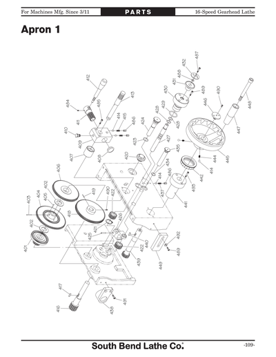 Part Diagram for SB1054F