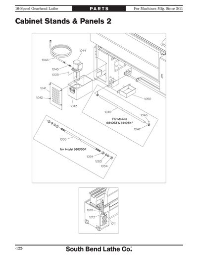 Part Diagram for SB1055F