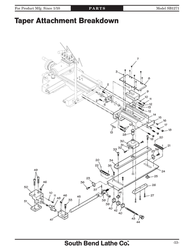 Part Diagram for SB1271