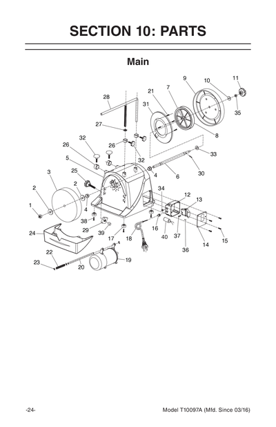 Part Diagram for T10097A
