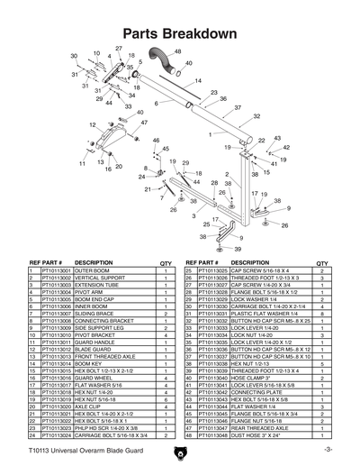 Part Diagram for T10113