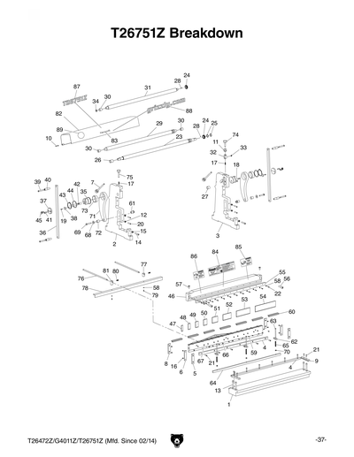Part Diagram for T26751Z