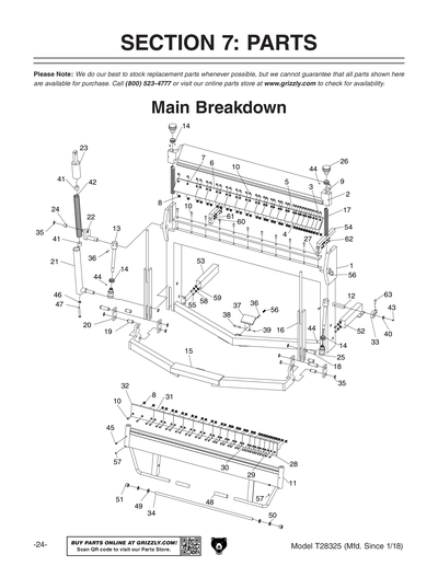 Part Diagram for T28325