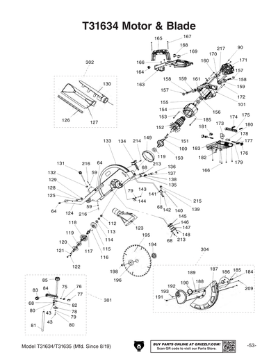 Part Diagram for T31634