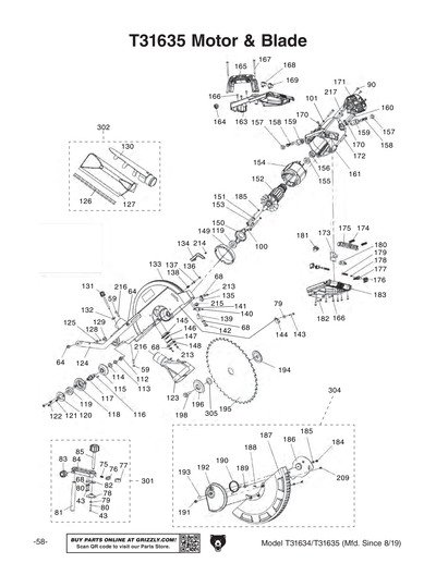 Part Diagram for T31634