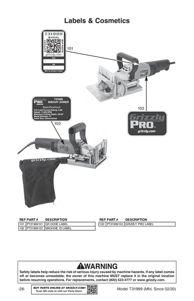 Part Diagram for T31999
