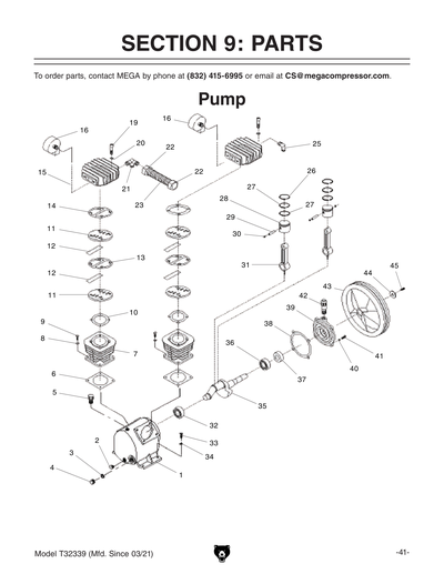 Part Diagram for T32339