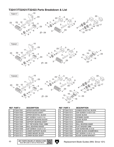 Part Diagram for T32429