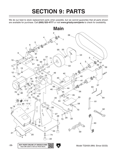 Part Diagram for T32459