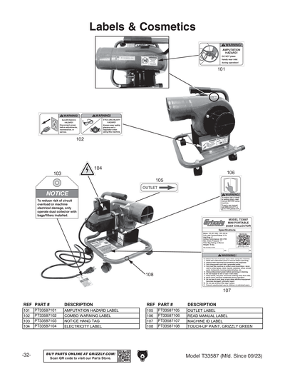 Part Diagram for T33587