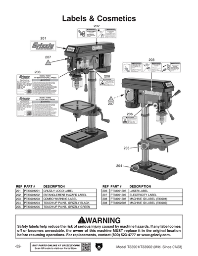 Part Diagram for T33902