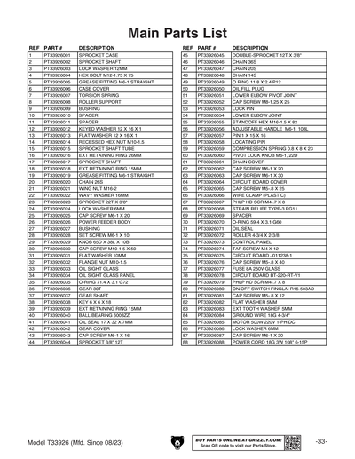 Part Diagram for T33926
