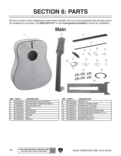 Part Diagram for T33953