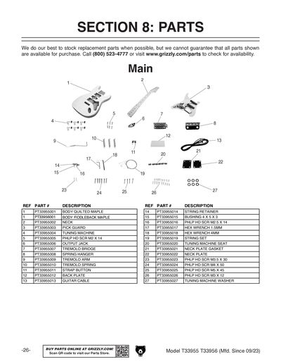 Part Diagram for T33956