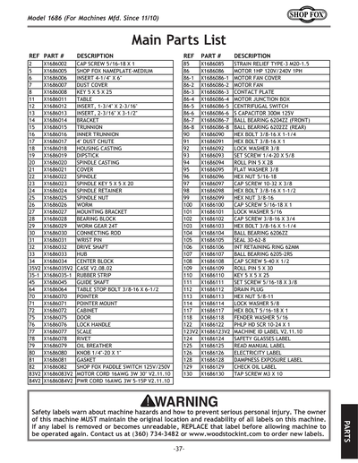 Part Diagram for W1686