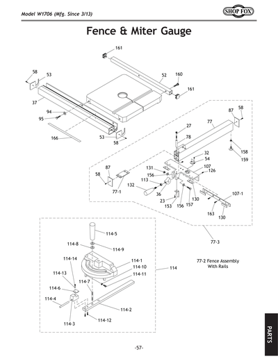 Part Diagram for W1706