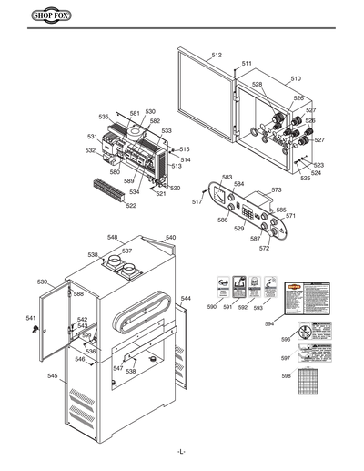 Part Diagram for W1710