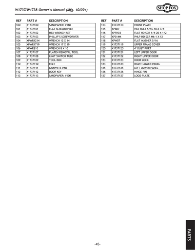 Part Diagram for W1737