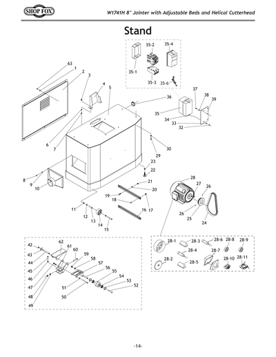 Part Diagram for W1741H