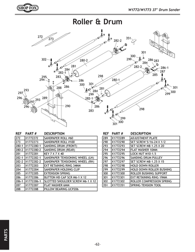 Part Diagram for W1772