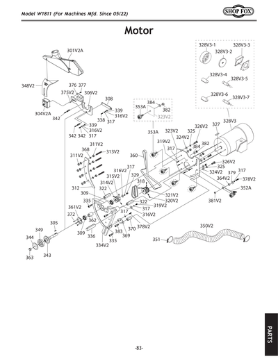 Part Diagram for W1811