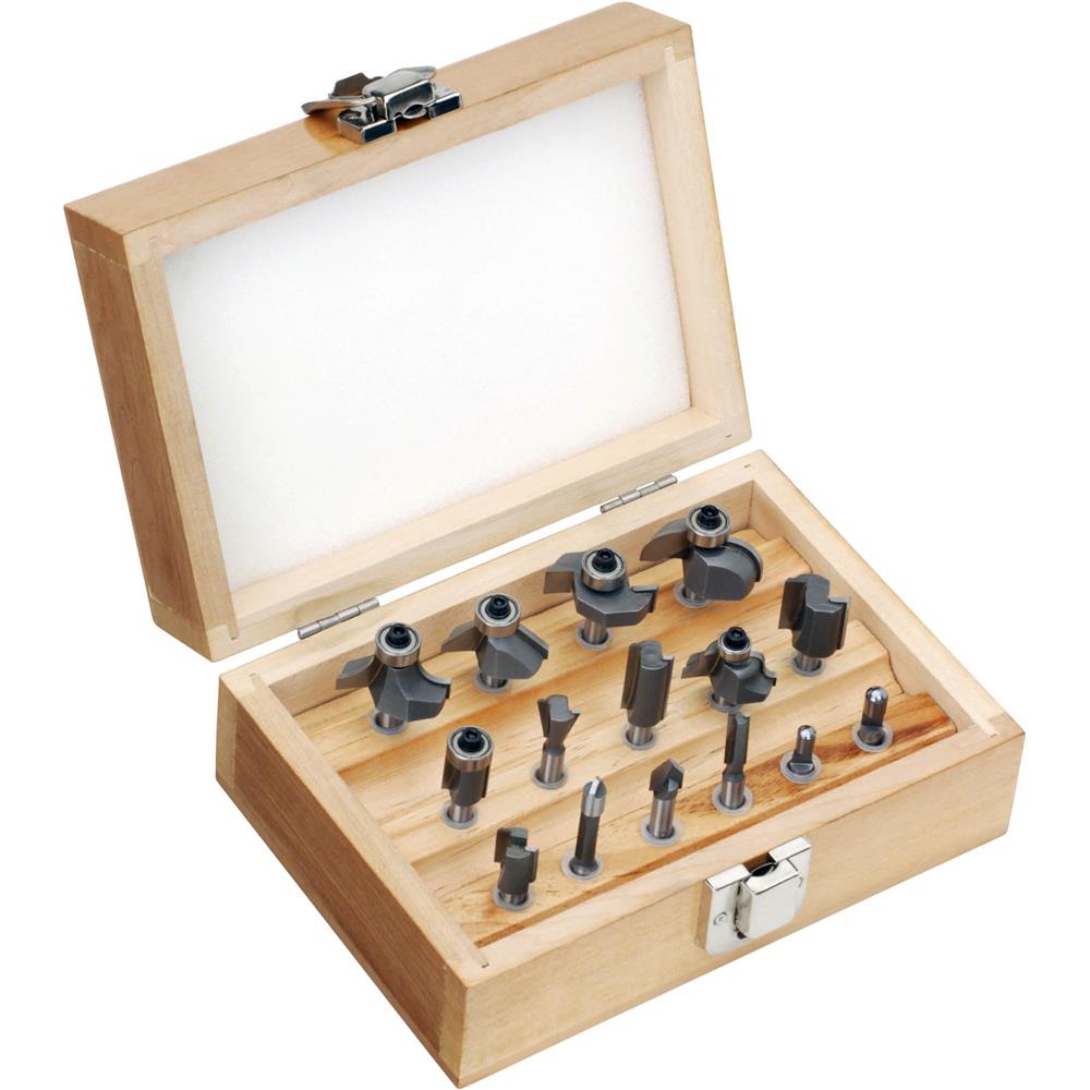 DHK ハンター　RTR セット品 Steelex D1061 - 15-Pc. Router Bit Set 1/4
