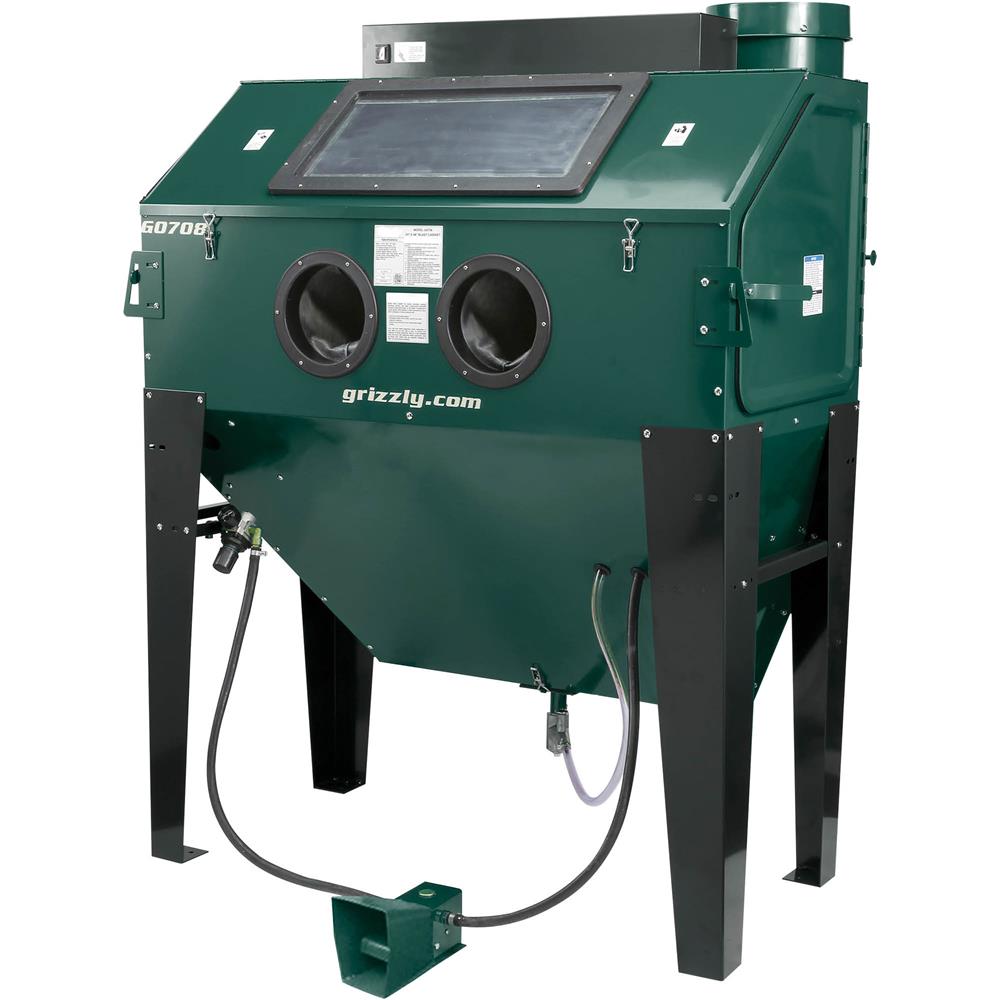 Grizzly G0708 - Professional Sandblasting Cabinet - Grizzly