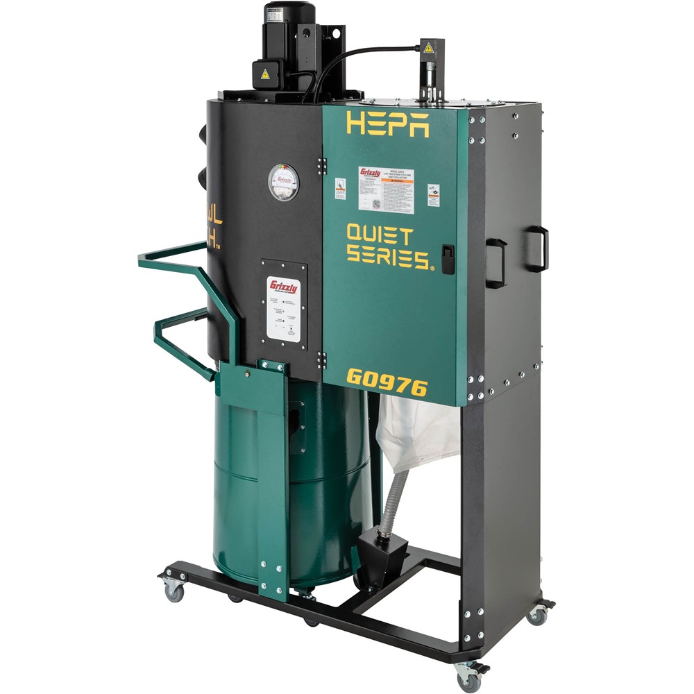GCP-SEC ベジット Growl-Tech G0976 - 2 HP Two-Stage Quiet Series Cyclone Dust
