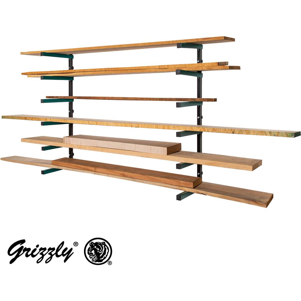 Grizzly T27630 - Lumber Rack 6-Shelf System - Grizzly Industrial, Inc.