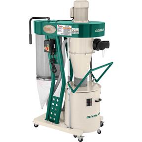 Grizzly G0860 1-1/2 HP portable cyclone dust collector